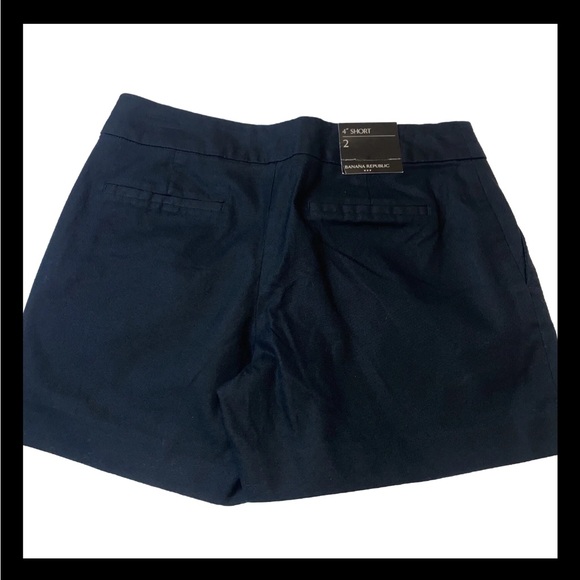 Banana Republic Black High Waist Shorts 2 NWT - Picture 3 of 3